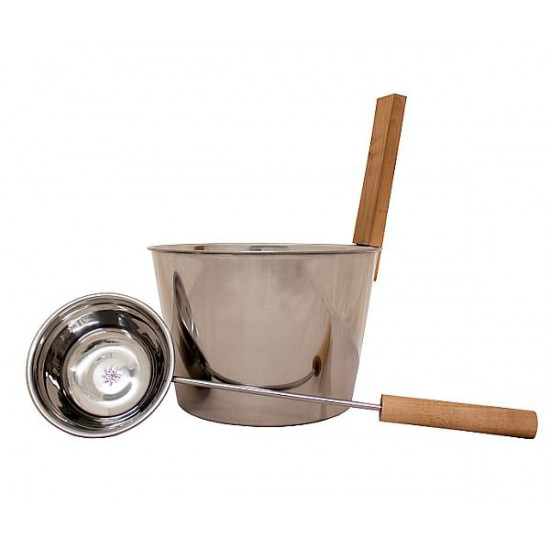 Set of 5 l bowl + stainless steel watering can, 2384 (Finland)