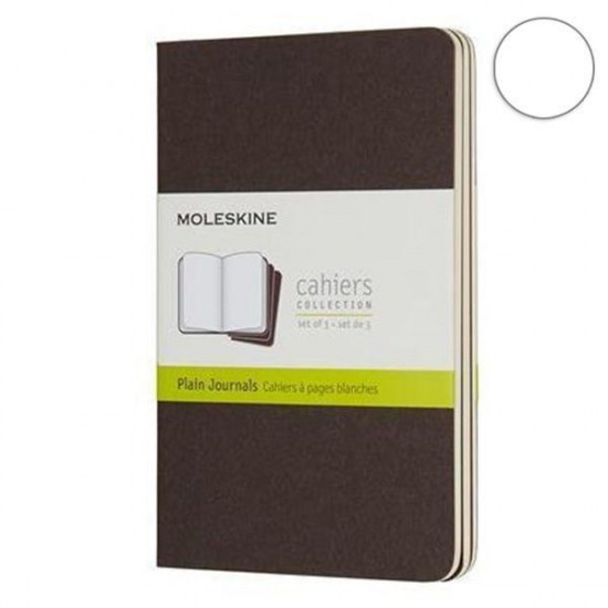 3 блокнота Moleskine Cahier маленьких коричневих CH013P2 3 блокнота Moleskine Cahier маленьких коричневих CH013P2