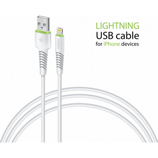 Кабель Intaleo CBFLEXL1 Lightning 1.2 м White (1283126487460)