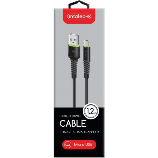 Кабель Intaleo CBFLEXM1 Micro USB 1.2 м Black (1283126487453) Кабель Intaleo CBFLEXM1 Micro USB 1.2 м Black (1283126487453)