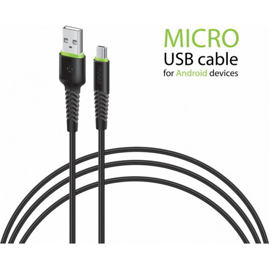 Кабель Intaleo CBFLEXM1 Micro USB 1.2 м Black (1283126487453) Кабель Intaleo CBFLEXM1 Micro USB 1.2 м Black (1283126487453)