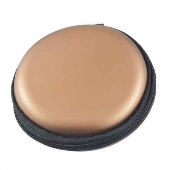 Чохол (футляр) для навушників та петличок круглий Alitek Smart Case, beige (48146) Чохол (футляр) для навушників та петличок круглий Alitek Smart Case, beige (48146)