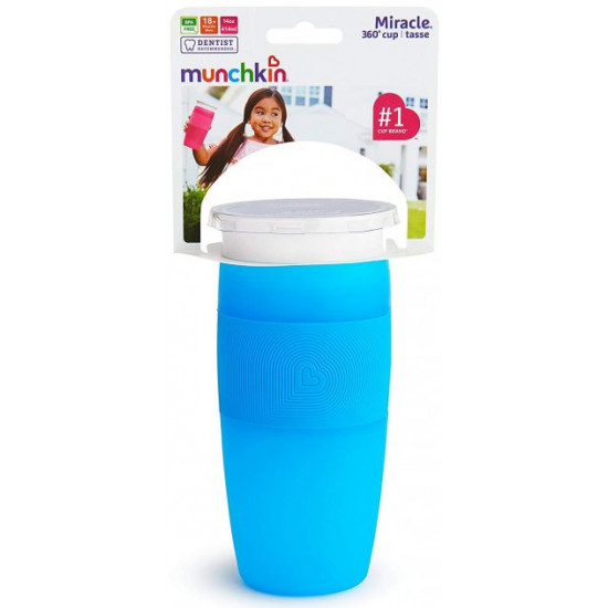 Чашка-непроливайка Munchkin Miracle 360° Sippy 414 мл Блакитна (17109.01) (735282114786) Чашка-непроливайка Munchkin Miracle 360° Sippy 414 мл Блакитна (17109.01) (735282114786)
