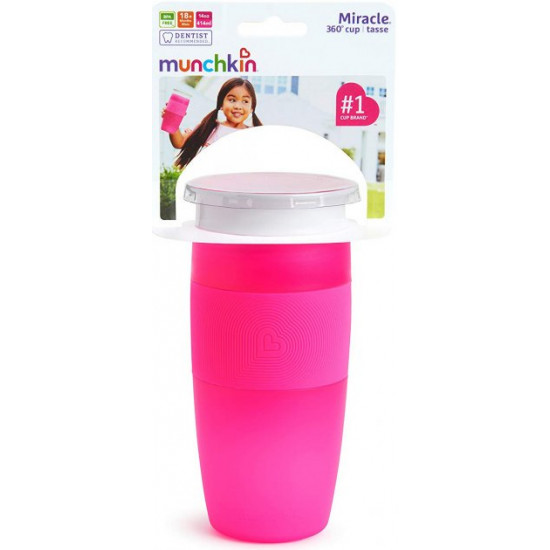 Чашка-непроливайка Munchkin Miracle 360° Sippy 414 мл Рожева (17109.03) (735282114809) Чашка-непроливайка Munchkin Miracle 360° Sippy 414 мл Рожева (17109.03) (735282114809)