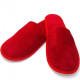 Velor slippers for home or hotel 10 pairs Luxyart 29 cm (ob00000512) Red Velor slippers for home or hotel 10 pairs Luxyart 29 cm (ob00000512) Red