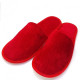 Velor slippers for home or hotel 10 pairs Luxyart 29 cm (ob00000512) Red Velor slippers for home or hotel 10 pairs Luxyart 29 cm (ob00000512) Red