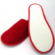 Velor slippers for home or hotel 10 pairs Luxyart 29 cm (ob00000512) Red Velor slippers for home or hotel 10 pairs Luxyart 29 cm (ob00000512) Red
