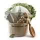 Bath gift set 13 items Luxart (fit0005678) White Bath gift set 13 items Luxart (fit0005678) White