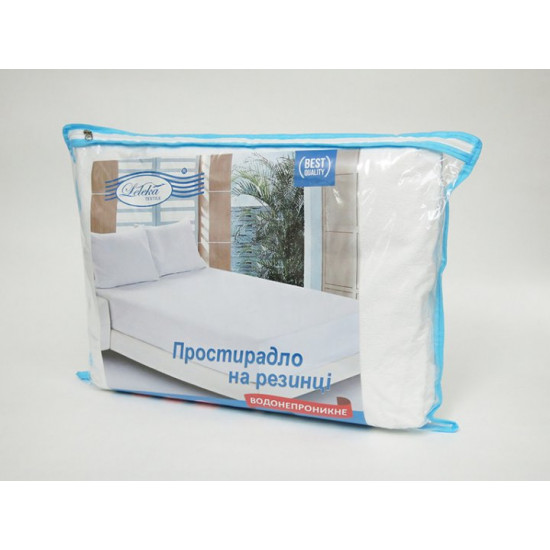 Mattress cover-sheet waterproof Leleka-textile Anti-water 140*200*22 cm terry with sides Mattress cover-sheet waterproof Leleka-textile Anti-water 140*200*22 cm terry with sides