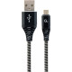 Кабель Cablexpert USB - MicroUSB 2 м Black/White (CC-USB2B-AMmBM-2M-BW) Кабель Cablexpert USB - MicroUSB 2 м Black/White (CC-USB2B-AMmBM-2M-BW)