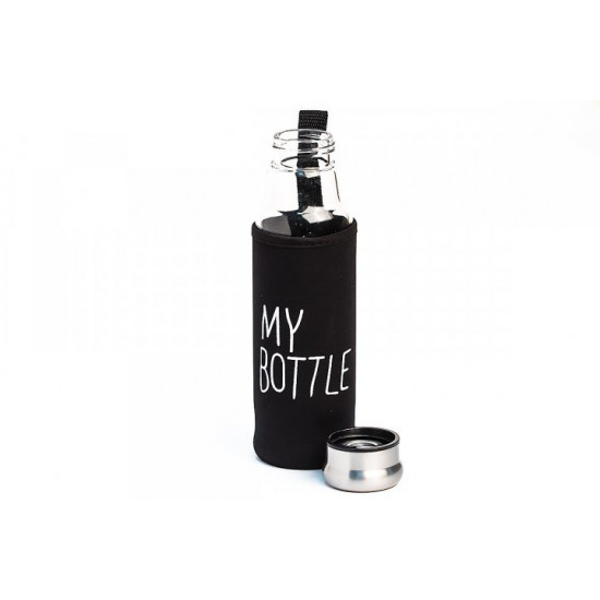 Стеклянная бутылка My Bottle J768 420 мл с ситечком для заварки серебряный Стеклянная бутылка My Bottle J768 420 мл с ситечком для заварки серебряный