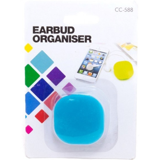 Організатор для навушників ExtraDigital Cable Clips CC-588 Blue (KBC1717) Організатор для навушників ExtraDigital Cable Clips CC-588 Blue (KBC1717)