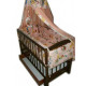 Baby cot Baby BBrown with pendulum mechanism and drawer Dark brown Baby cot Baby BBrown with pendulum mechanism and drawer Dark brown