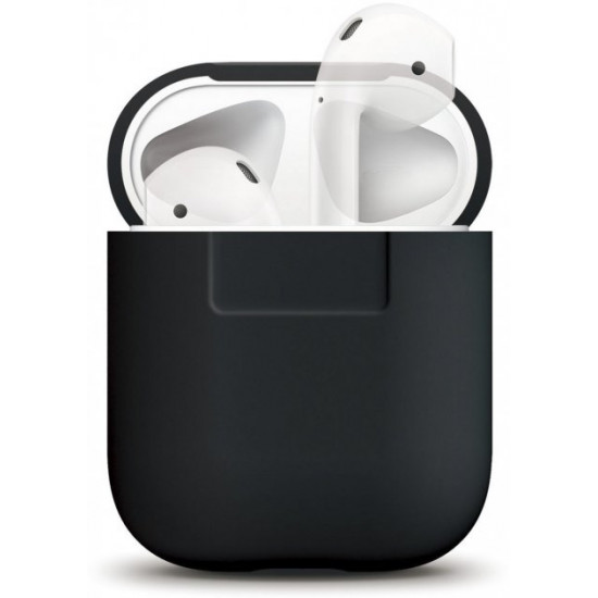 Чохол Elago Silicone Case для AirPods Black (EAPSC-BK) Чохол Elago Silicone Case для AirPods Black (EAPSC-BK)