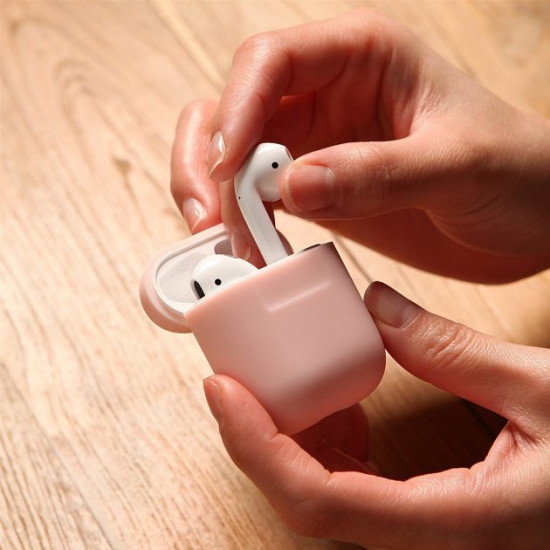 Чохол Elago Silicone Case для AirPods Pink (EAPSC-PK) Чохол Elago Silicone Case для AirPods Pink (EAPSC-PK)