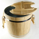 Steamer for brooms oak with metal insert 32 l. Steamer for brooms oak with metal insert 32 l.