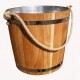 Bath bucket ash with metal insert 15 l. Bath bucket ash with metal insert 15 l.