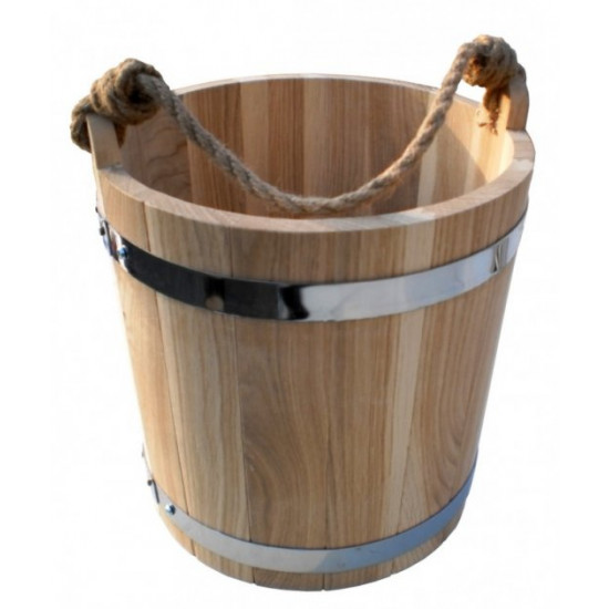 Bucket for bath oak 7 l. Bucket for bath oak 7 l.
