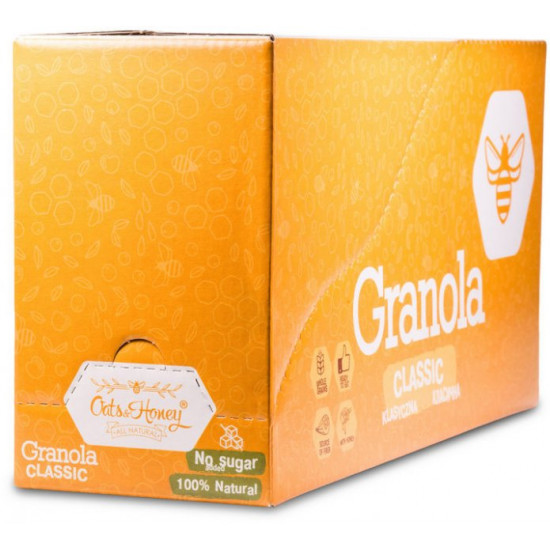 Упаковка гранола Oats & Honey Классическая 15 шт х 40 г (4820013331368) Упаковка гранола Oats & Honey Классическая 15 шт х 40 г (4820013331368)
