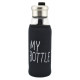 Стеклянная бутылка My Bottle 420 мл с ситечком для заварки серебряный Стеклянная бутылка My Bottle 420 мл с ситечком для заварки серебряный