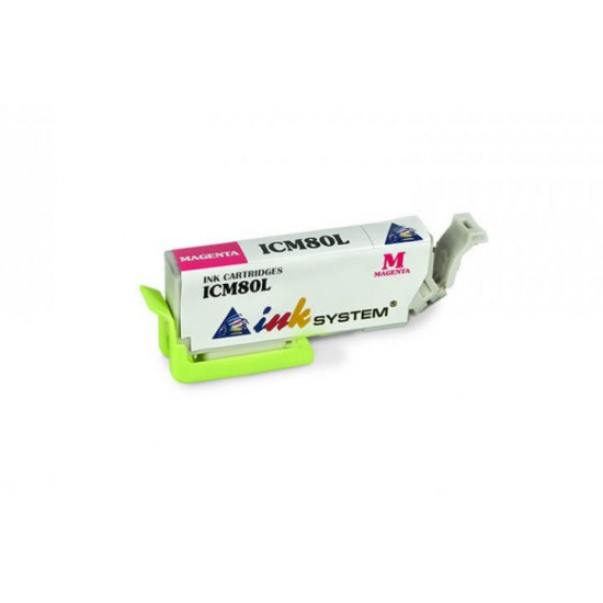 Картридж сумісний Magenta (ICM80) для Epson EP-708A Картридж сумісний Magenta (ICM80) для Epson EP-708A