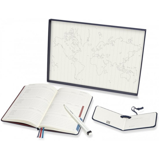 Набор Moleskine Вояжёр Синий Блокнот Вояжер + Ручка Go + Багажная бирка (8058647629858) Набор Moleskine Вояжёр Синий Блокнот Вояжер + Ручка Go + Багажная бирка (8058647629858)