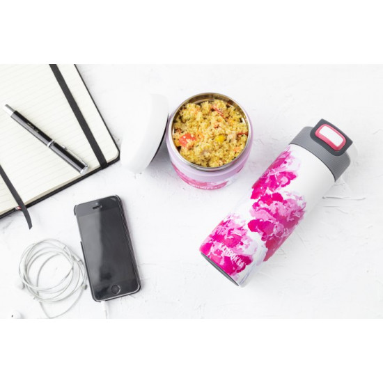 Thermal mug Kambukka Etna 500 ml Pink Blossom Pink/White (11-01020) Thermal mug Kambukka Etna 500 ml Pink Blossom Pink/White (11-01020)