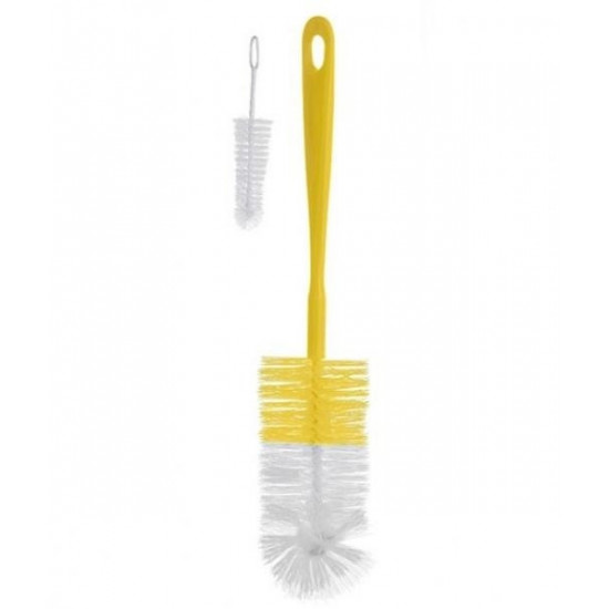 Set of brushes for bottles and nipples BabyOno, yellow (721) Set of brushes for bottles and nipples BabyOno, yellow (721)