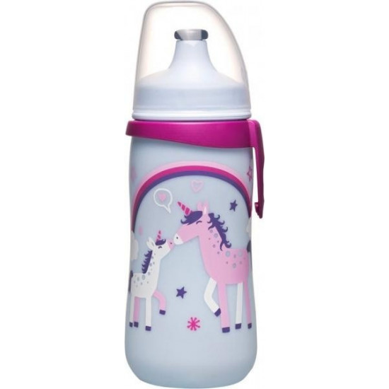 Nip PP Kids Cup Unicorns, light blue and purple, 330 ml (35052) Nip PP Kids Cup Unicorns, light blue and purple, 330 ml (35052)