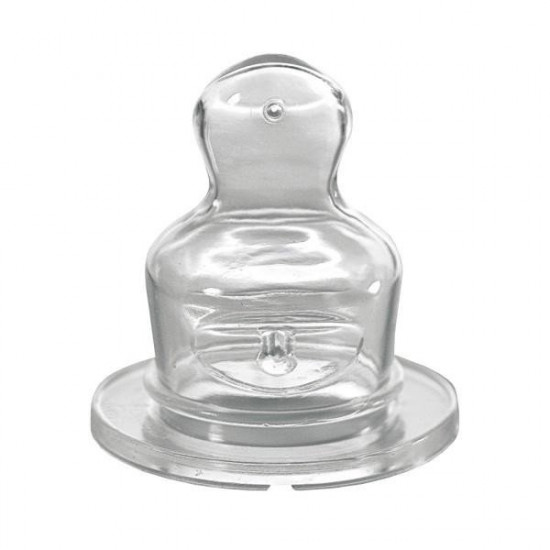Silicone anti-colic nipple Nip, slow flow, 0-6 months, 2 pcs. (33002) Silicone anti-colic nipple Nip, slow flow, 0-6 months, 2 pcs. (33002)
