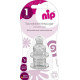 Silicone anti-colic nipple Nip, slow flow, 0-6 months, 2 pcs. (33002) Silicone anti-colic nipple Nip, slow flow, 0-6 months, 2 pcs. (33002)