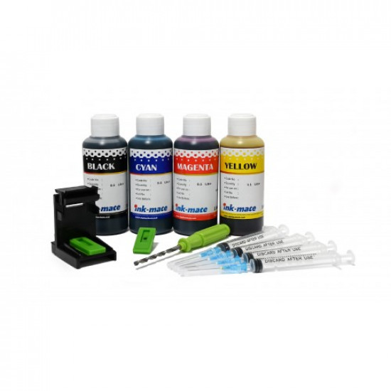 Set for refilling Ink-mate cartridges for Canon PG-445, CL-446 Set for refilling Ink-mate cartridges for Canon PG-445, CL-446