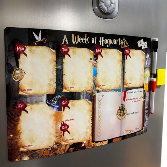 Magnetic Week Planner Harry Potter A Week at Hogwarts LifeFLUX A3 Magnetic Week Planner Harry Potter A Week at Hogwarts LifeFLUX A3