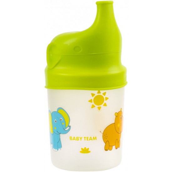 Стакан-поїльник Baby Team з силіконовою насадкою 200 мл (5008) Стакан-поїльник Baby Team з силіконовою насадкою 200 мл (5008)