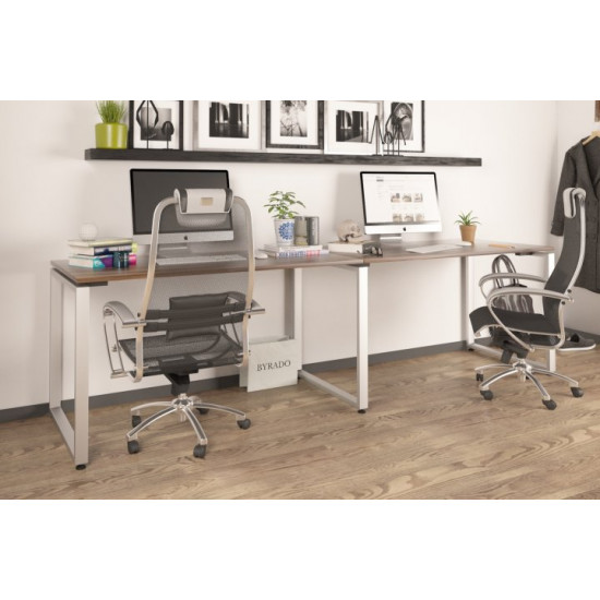 Двойной письменный стол Loft design Q-135-2 Орех Модена Двойной письменный стол Loft design Q-135-2 Орех Модена