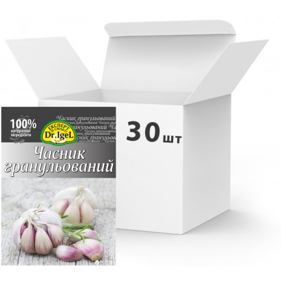 Упаковка чеснока Dr.IgeL гранулированного 15 г х 30 шт (14820155170730) Упаковка чеснока Dr.IgeL гранулированного 15 г х 30 шт (14820155170730)