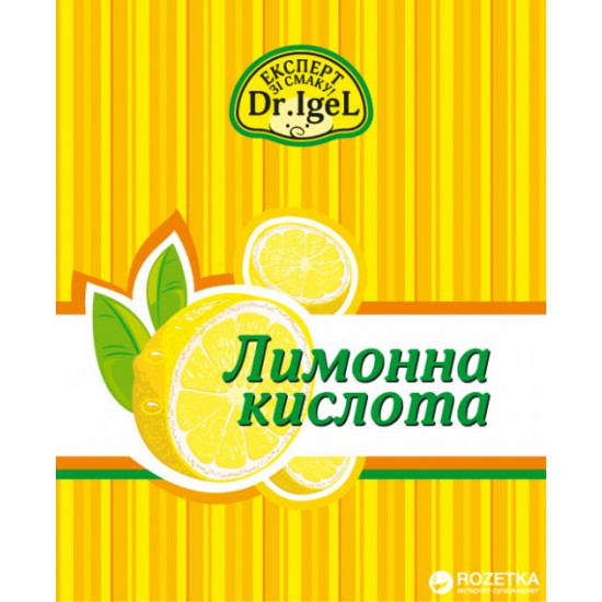 Упаковка лимонной кислоты Dr.IgeL 100 г х 50 шт (24820155170256) Упаковка лимонной кислоты Dr.IgeL 100 г х 50 шт (24820155170256)