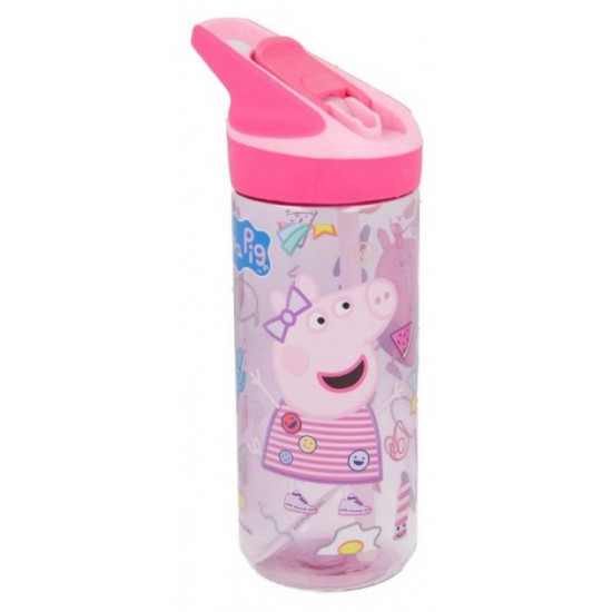 Пляшка Stor Peppa Pig - Haze, Tritan Premium Bottle 620 ml Пляшка Stor Peppa Pig - Haze, Tritan Premium Bottle 620 ml