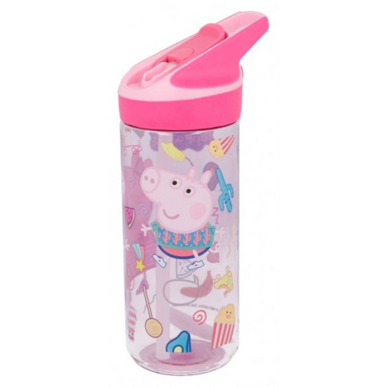 Пляшка Stor Peppa Pig - Haze, Tritan Premium Bottle 620 ml Пляшка Stor Peppa Pig - Haze, Tritan Premium Bottle 620 ml