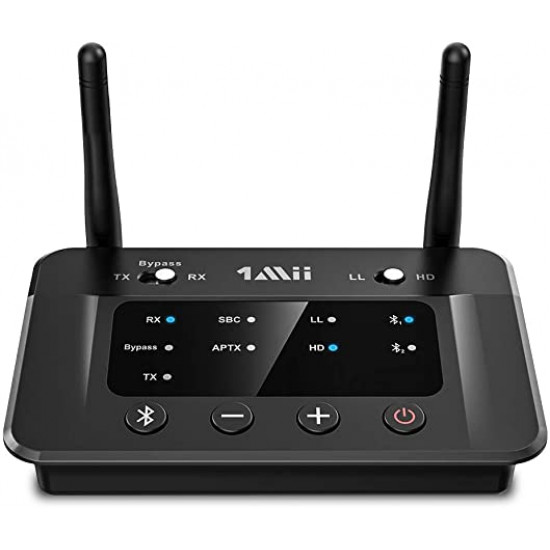 Aptx HD 5.0 Bluetooth приемник-передатчик 1Mii B03 дистанция 70 метров Aptx HD 5.0 Bluetooth приемник-передатчик 1Mii B03 дистанция 70 метров