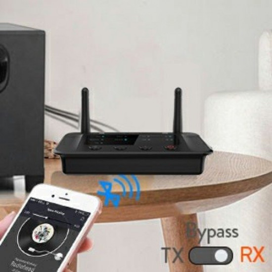 Aptx HD 5.0 Bluetooth приемник-передатчик 1Mii B03 дистанция 70 метров Aptx HD 5.0 Bluetooth приемник-передатчик 1Mii B03 дистанция 70 метров