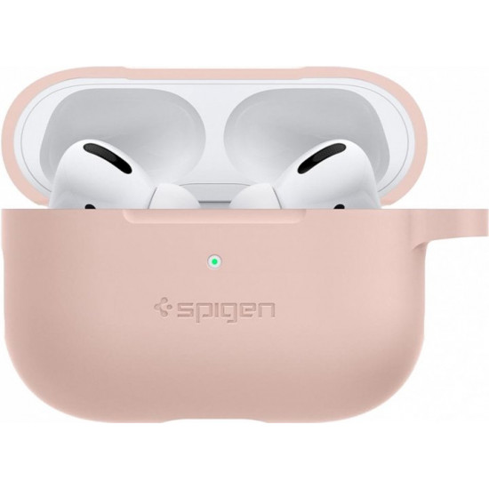 Чохол Spigen Silicone Fit для Apple AirPods Pro Pink (ASD00535) Чохол Spigen Silicone Fit для Apple AirPods Pro Pink (ASD00535)