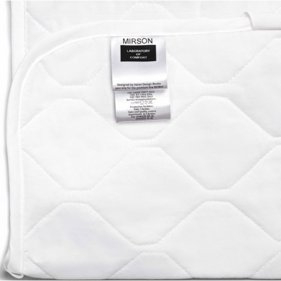 Наматрасник MirSon № 962 Natural Line Стандарт Cotton 60x120 (2200000833044) Наматрасник MirSon № 962 Natural Line Стандарт Cotton 60x120 (2200000833044)