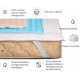 Wool mattress cover MirSon Carmela Woollen 247/2 80x200 (2200000337078) Wool mattress cover MirSon Carmela Woollen 247/2 80x200 (2200000337078)