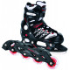 Роликовые коньки раздвижные Tempish Clips Duo 33-36 Черные (13000008253/33-36) (8592678105559) Роликовые коньки раздвижные Tempish Clips Duo 33-36 Черные (13000008253/33-36) (8592678105559)