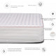 Wool mattress cover MirSon DeLuxe Woollen Aloe Vera 246 120x190 (2200000375469 Wool mattress cover MirSon DeLuxe Woollen Aloe Vera 246 120x190 (2200000375469