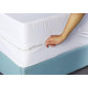 Spring mattress cover, size 90x200x20cm, cream