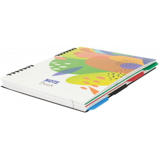 Notepad Optima Flowers B5 checkered 120 sheets (O20356-16) Notepad Optima Flowers B5 checkered 120 sheets (O20356-16)