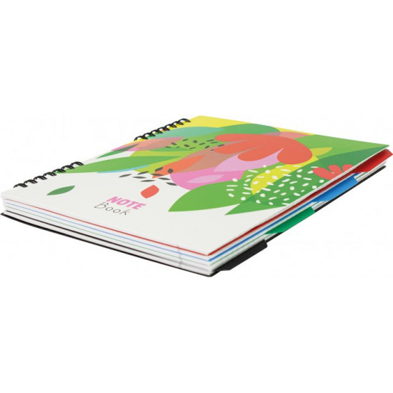 Notepad Optima Flowers B5 checkered 120 sheets (O20356-17) Notepad Optima Flowers B5 checkered 120 sheets (O20356-17)