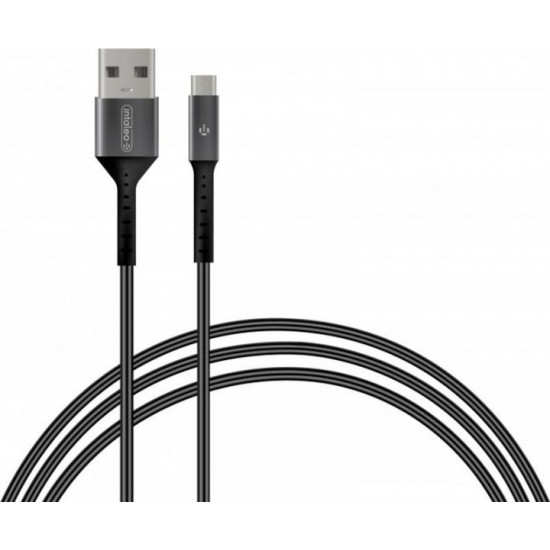  Кабель Intaleo CB0 USB-microUSB 1.2м Black/Grey (1283126495649)